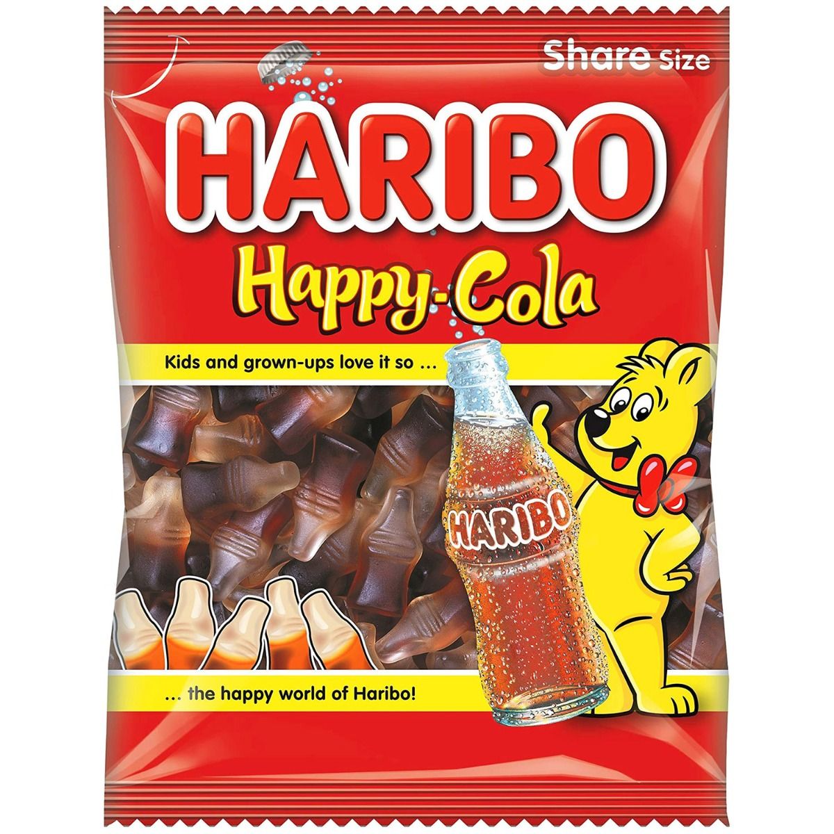 Haribo Halal Happy-Cola Z!ng Bag 100g